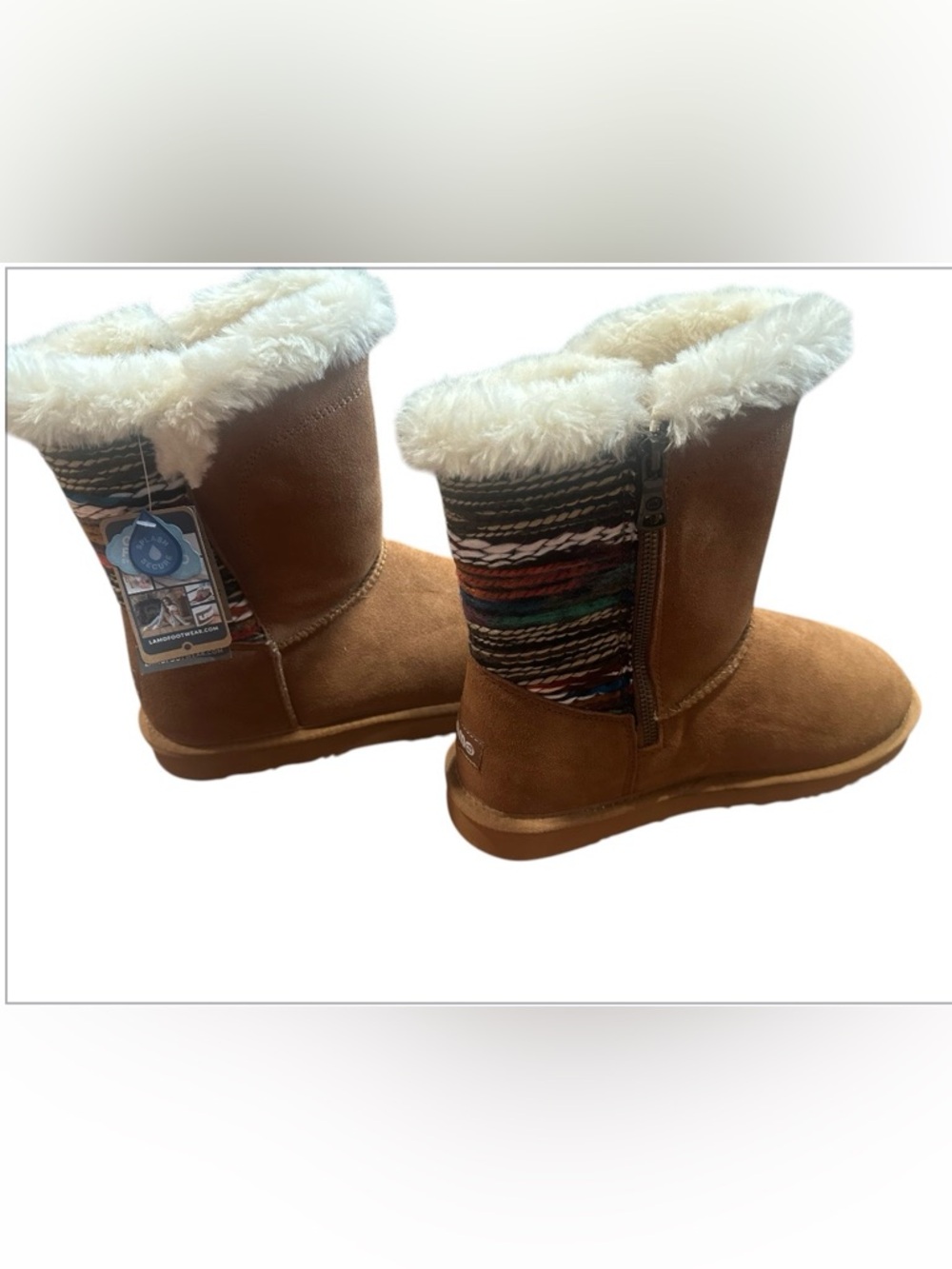 Lamo Willow Water Resistant Suede Faux Fur Cold Weather Boots NWT size 11
